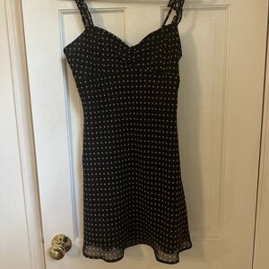 Black mini dress